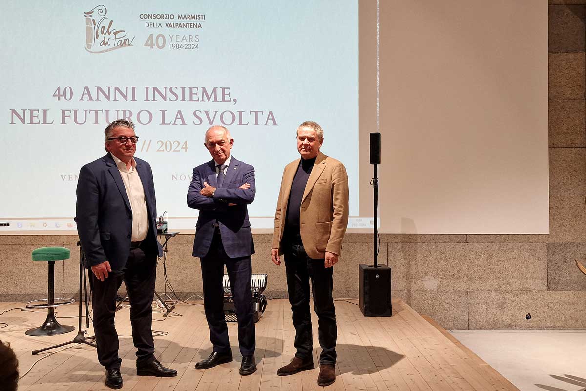 I tre rappresentanti dei Consorzi di Verona,